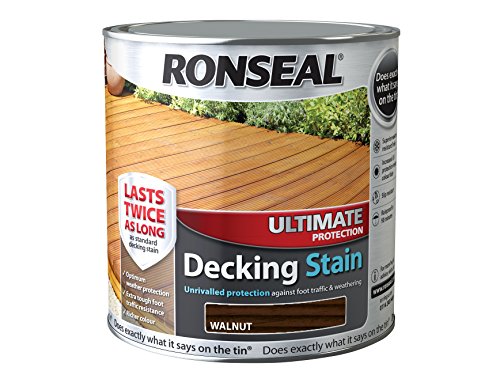 Ronseal Ultimate Protection Decking Stain Walnut 2.5 Litre