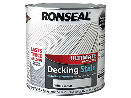 Ronseal Ultimate Protection Decking Stain White Wash 2.5 Litre