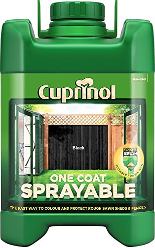 Cuprinol Spray Fence Treatment Black 5 Litre