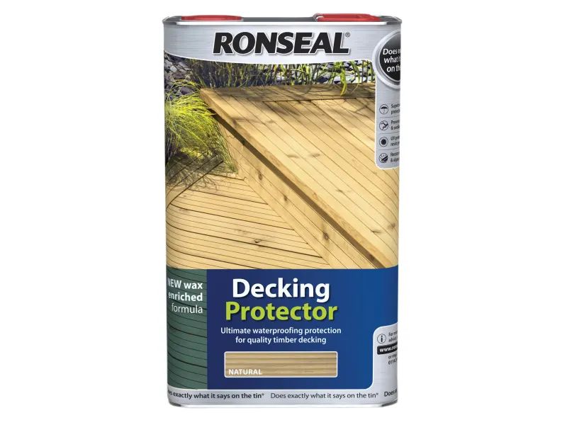 Ronseal Decking Protector Natural 5 Litre