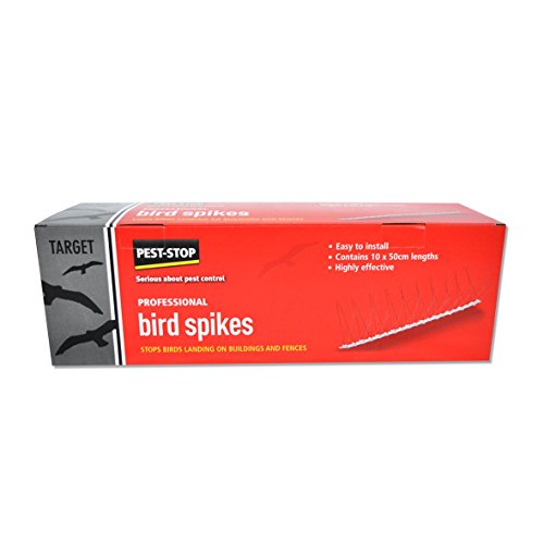 Pest-Stop Professional Bird Spikes 10 x 500mm Metal Strips
