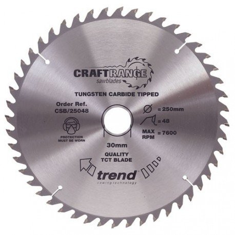 Trend Craft saw blade 165mm x 48 teeth x 20mm