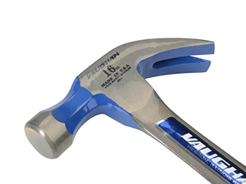 Vaughan R16 Curved Claw Nail Hammer All Steel Smooth Face 450g (16oz)