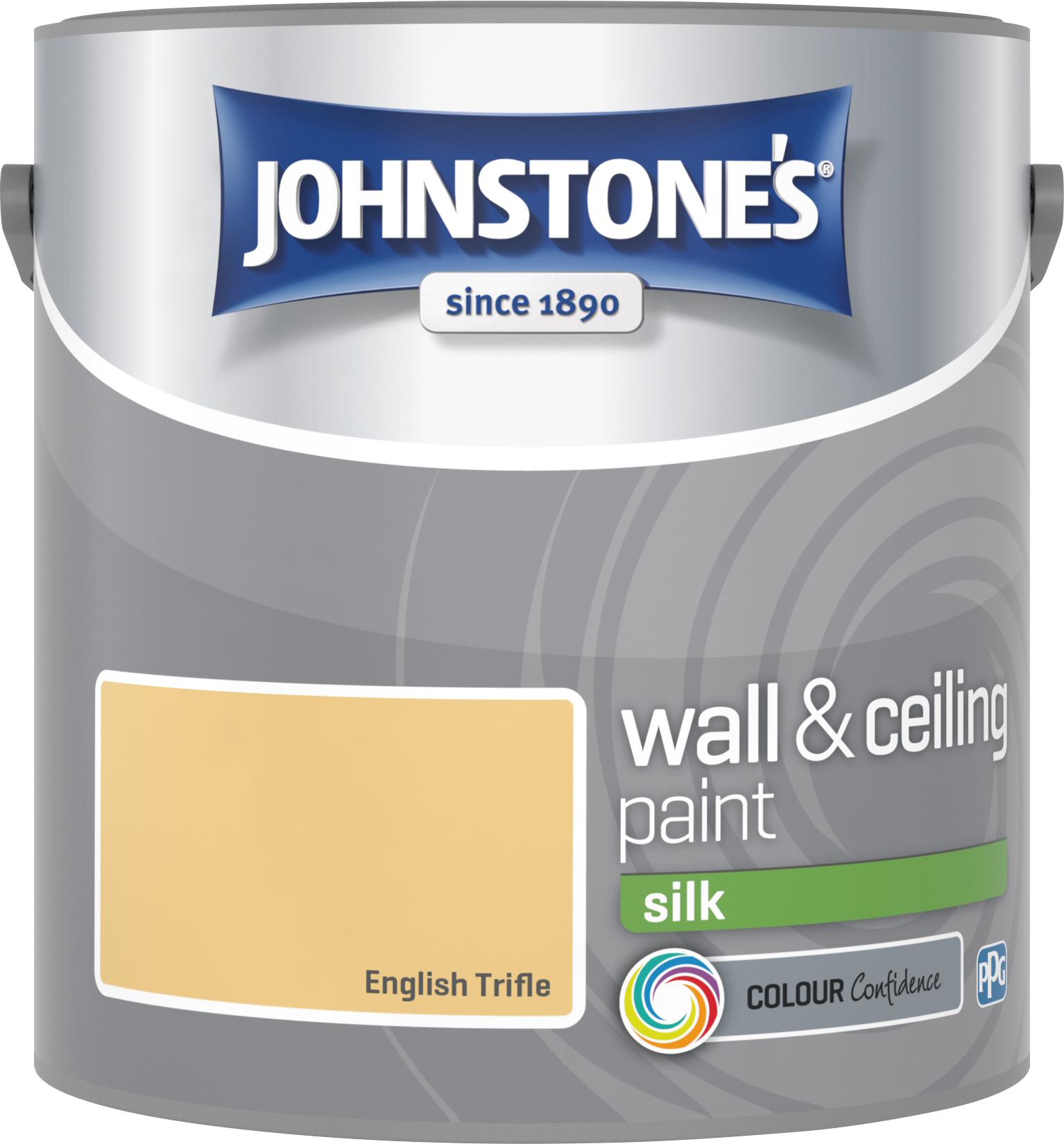 Johnstone's 2.5 Litre Silk Emulsion Paint - English Trifle