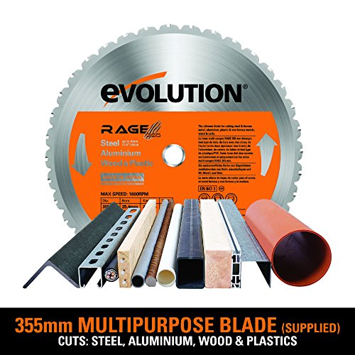 Evolution Rage2 Multi-purpose Chop Saw, 355 Mm (230v)