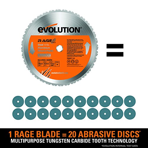 Evolution Rage2 Multi-purpose Chop Saw, 355 Mm (230v)