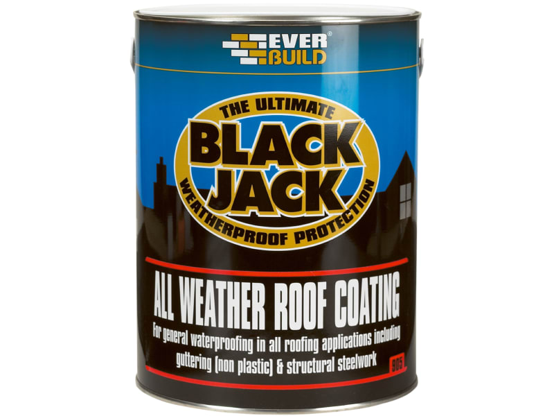 EverBuild Black Jack 905 All Weather Roof Coating 5 Litre