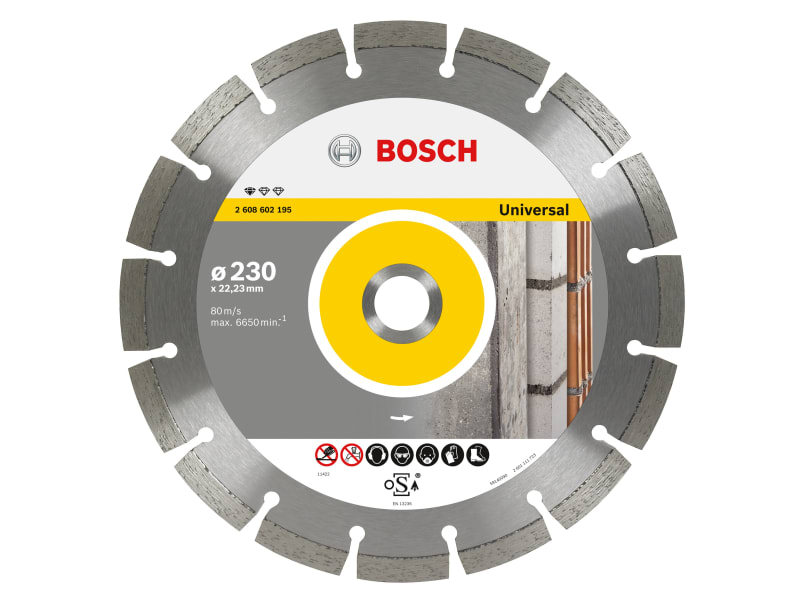 Bosch Universal Diamond Disc 230mm Pack Of 1