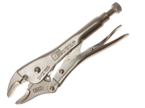 C H Hanson Manual Locking Curved Jaw Pliers 250mm (10in)