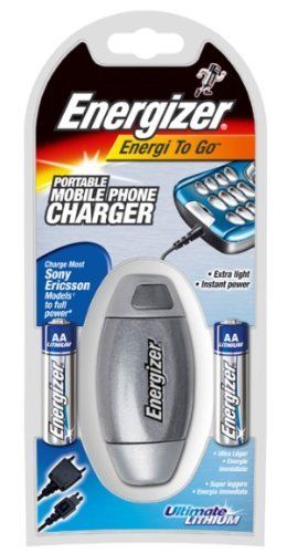 Energizer Portable Sony Ericsson Phone Charger Energiser