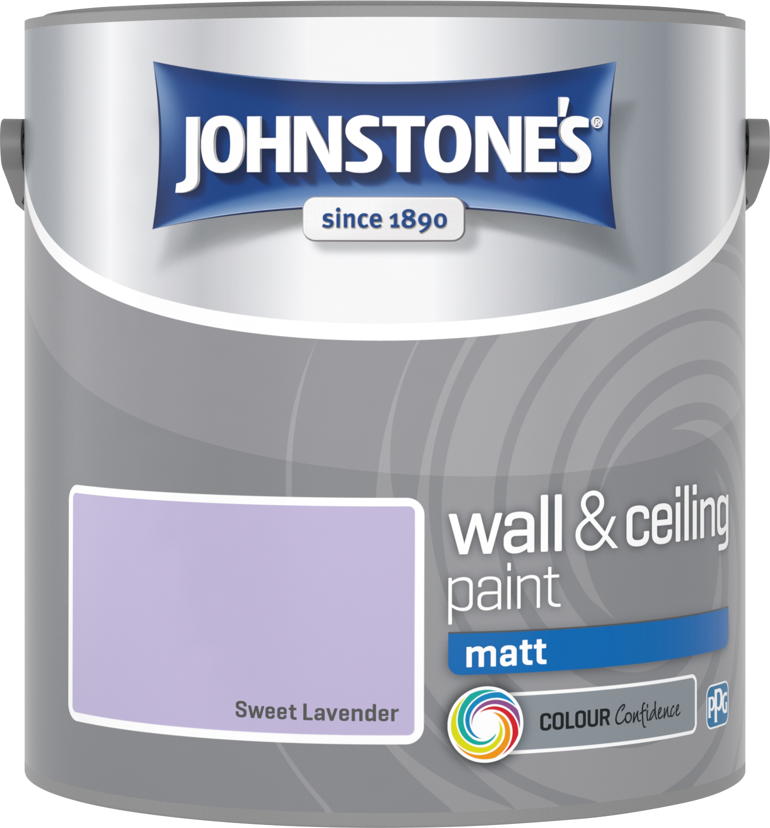 Johnstone's 304035 2.5 Litre Matt Emulsion Paint - Sweet Lavender