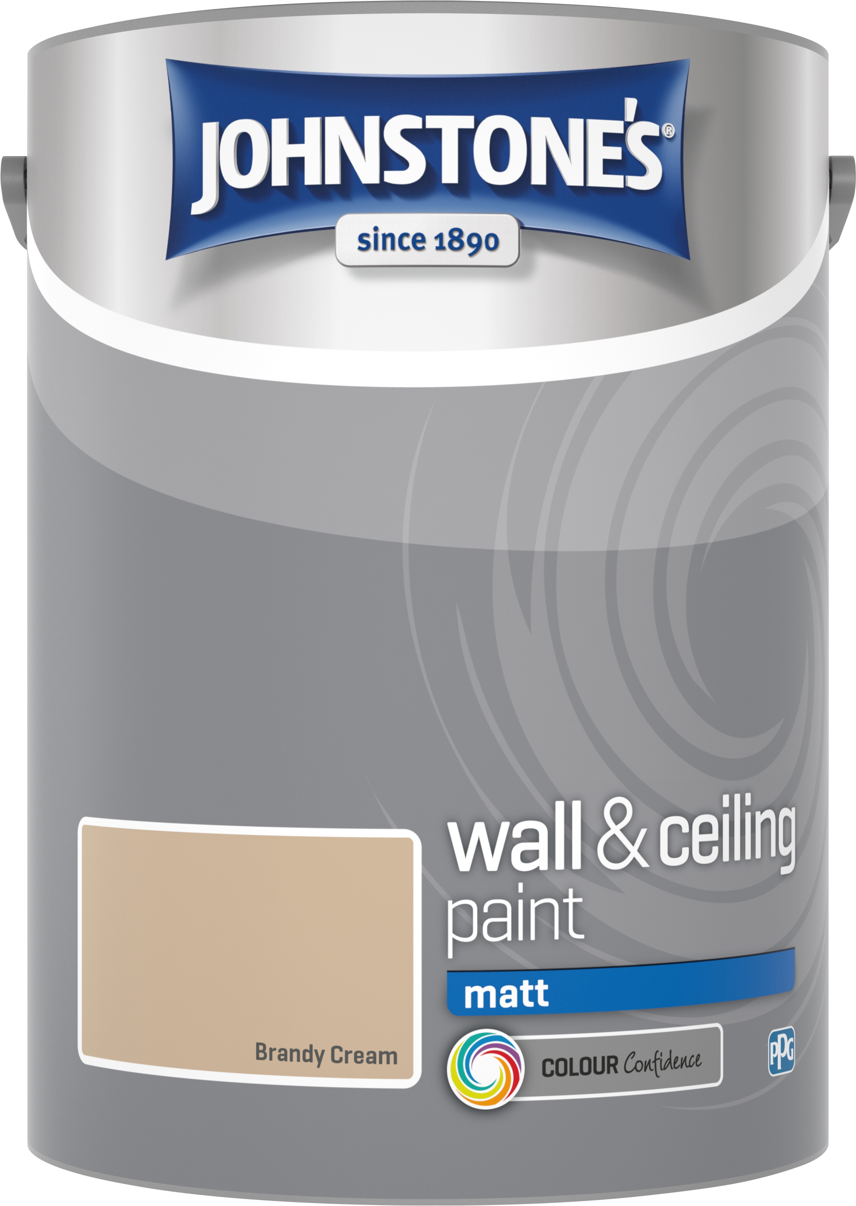 Johnstone's 304046 5 Litre Matt Emulsion Paint - Brandy Cream