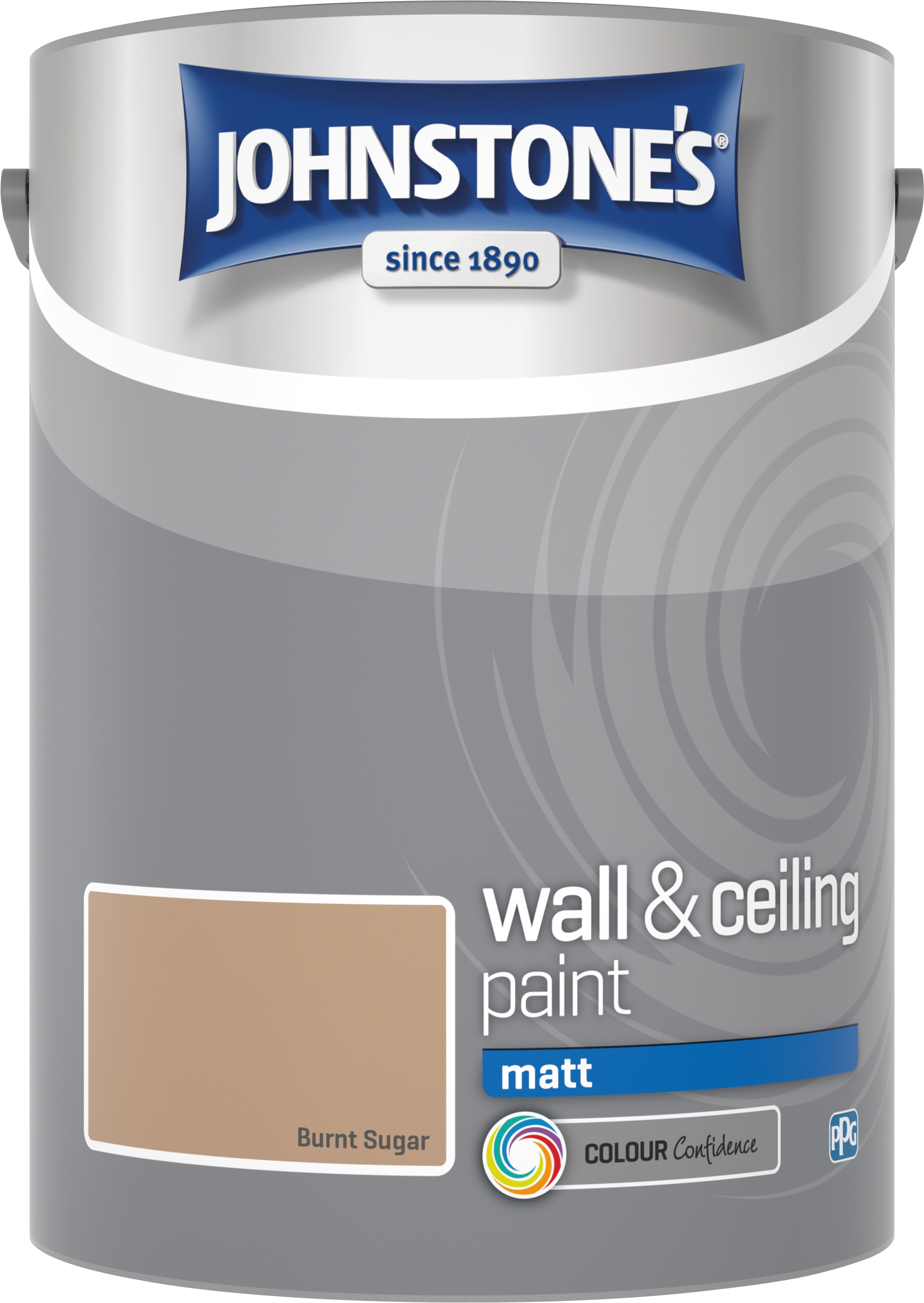 Johnstone's 304047 5 Litre Matt Emulsion Paint - Burnt Sugar