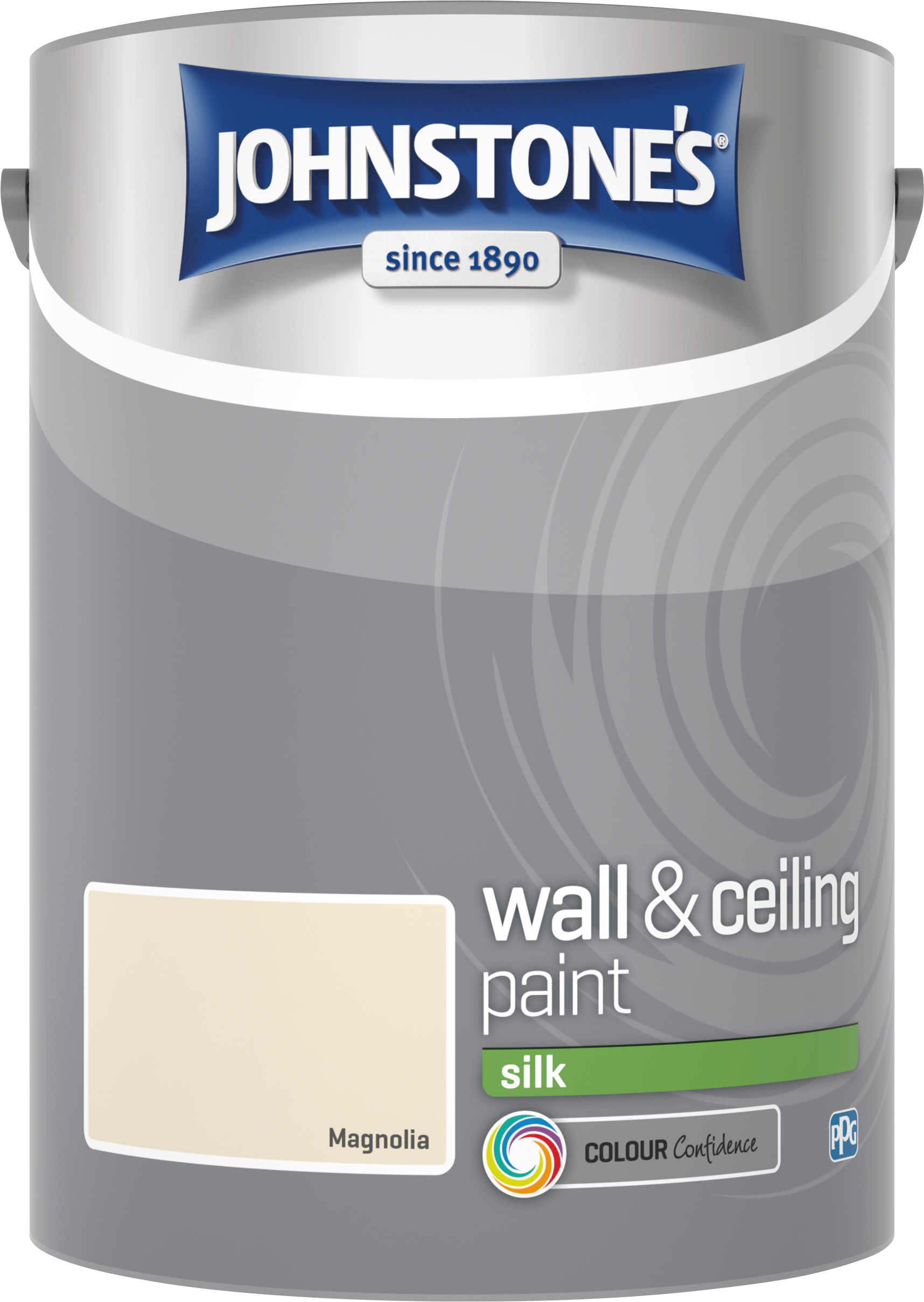 Johnstone's 304085 5 Litre Silk Emulsion Paint - Magnolia