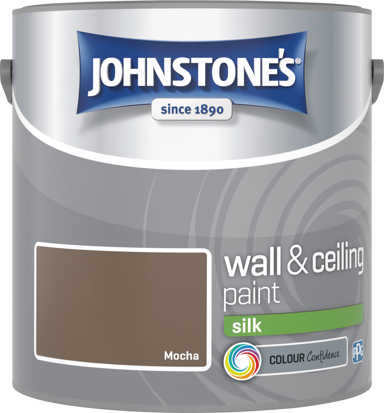Johnstone's 304111 2.5 Litre Silk Emulsion Paint - Mocha