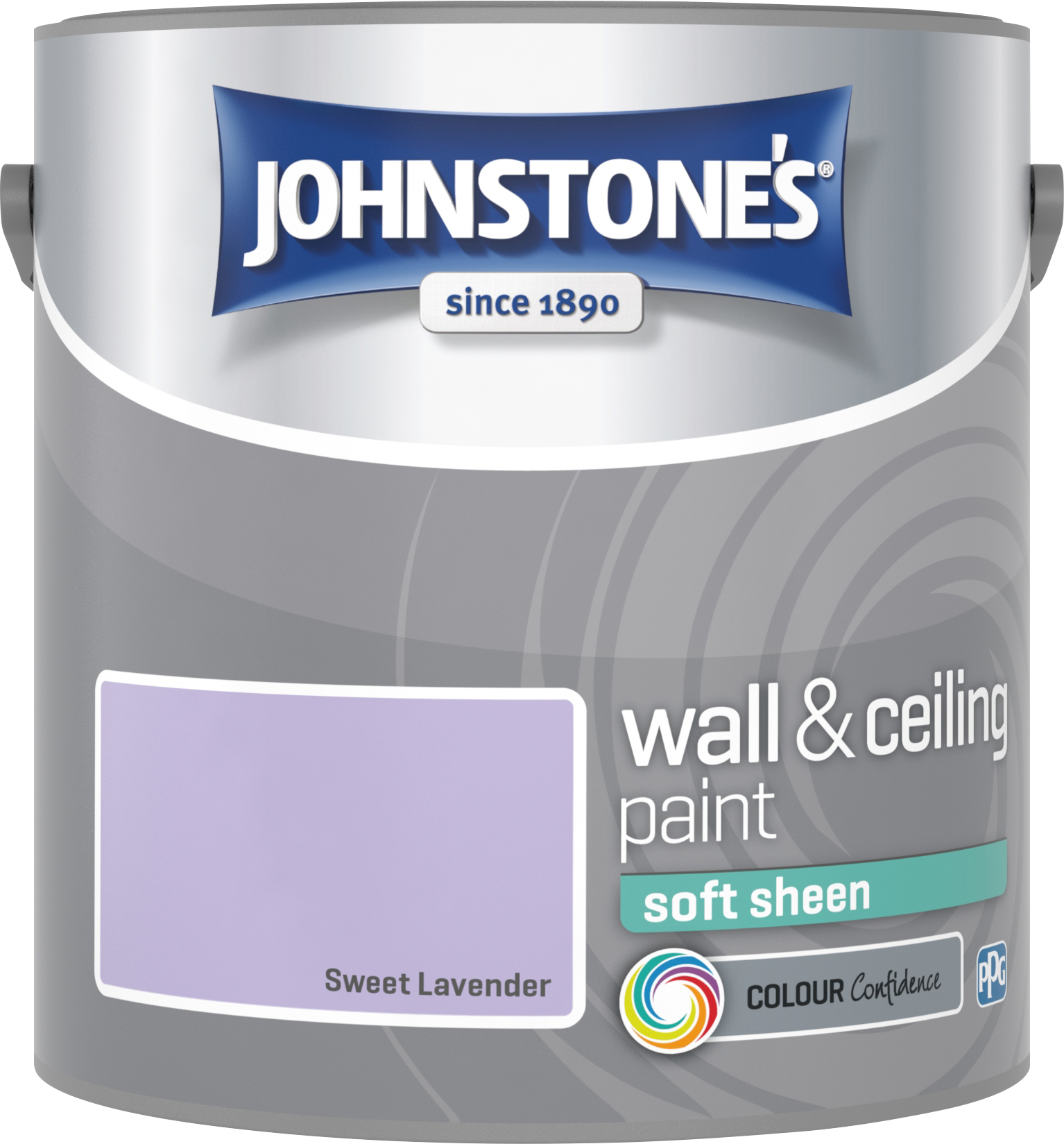 Johnstone's 304166 2.5 Litre Soft Sheen Emulsion Paint - Sweet Lavender