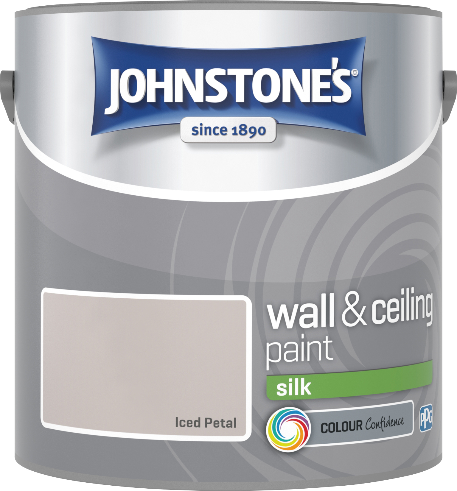 Johnstone's 306577 2.5 Litre Silk Emulsion Paint - Iced Petal