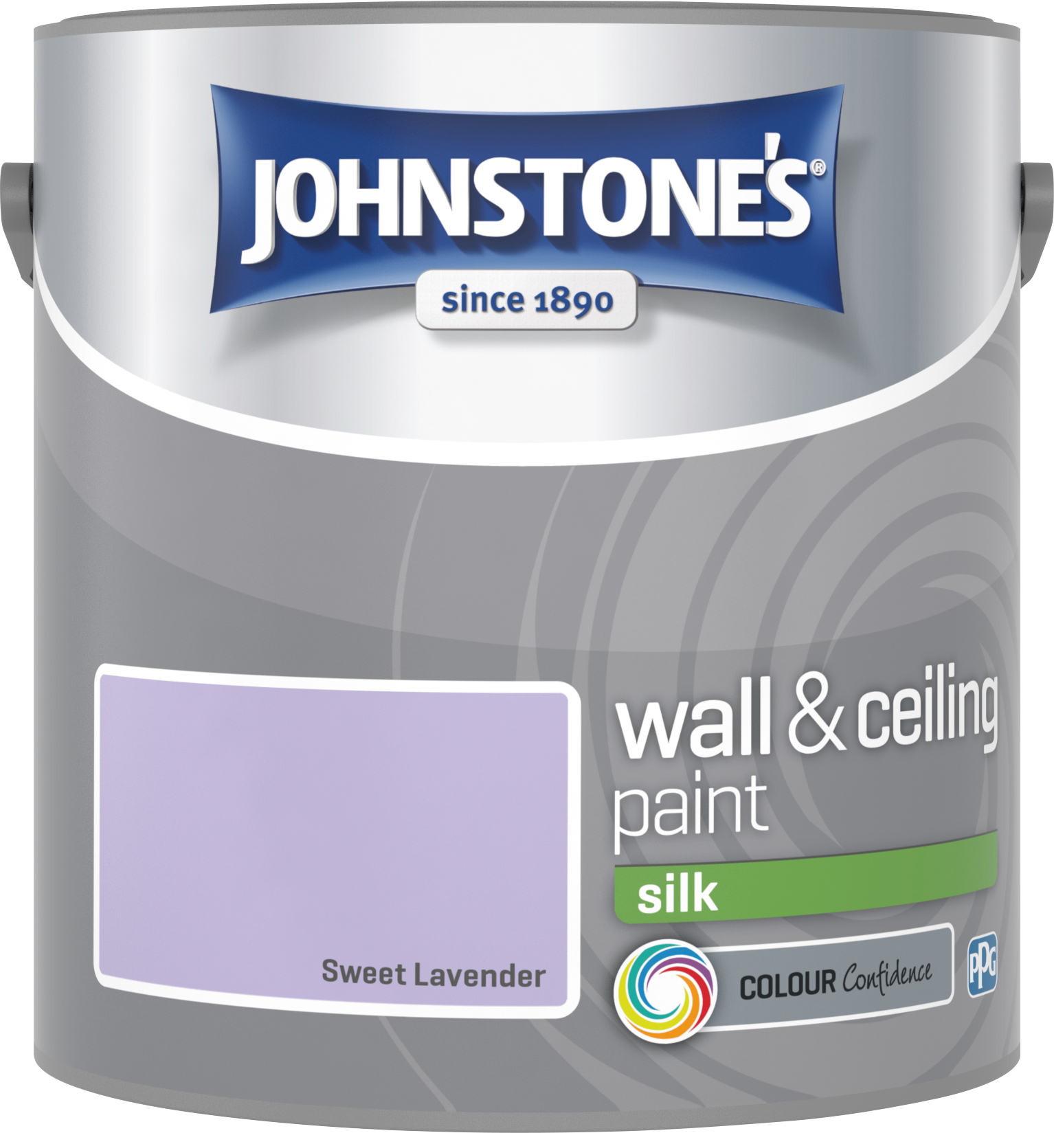 Johnstone's 306588 2.5 Litre Silk Emulsion Paint - Sweet Lavender