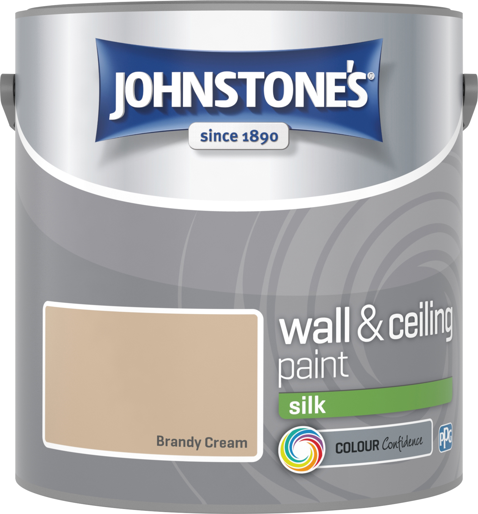 Johnstone's 306593 2.5 Litre Silk Emulsion Paint - Brandy Cream