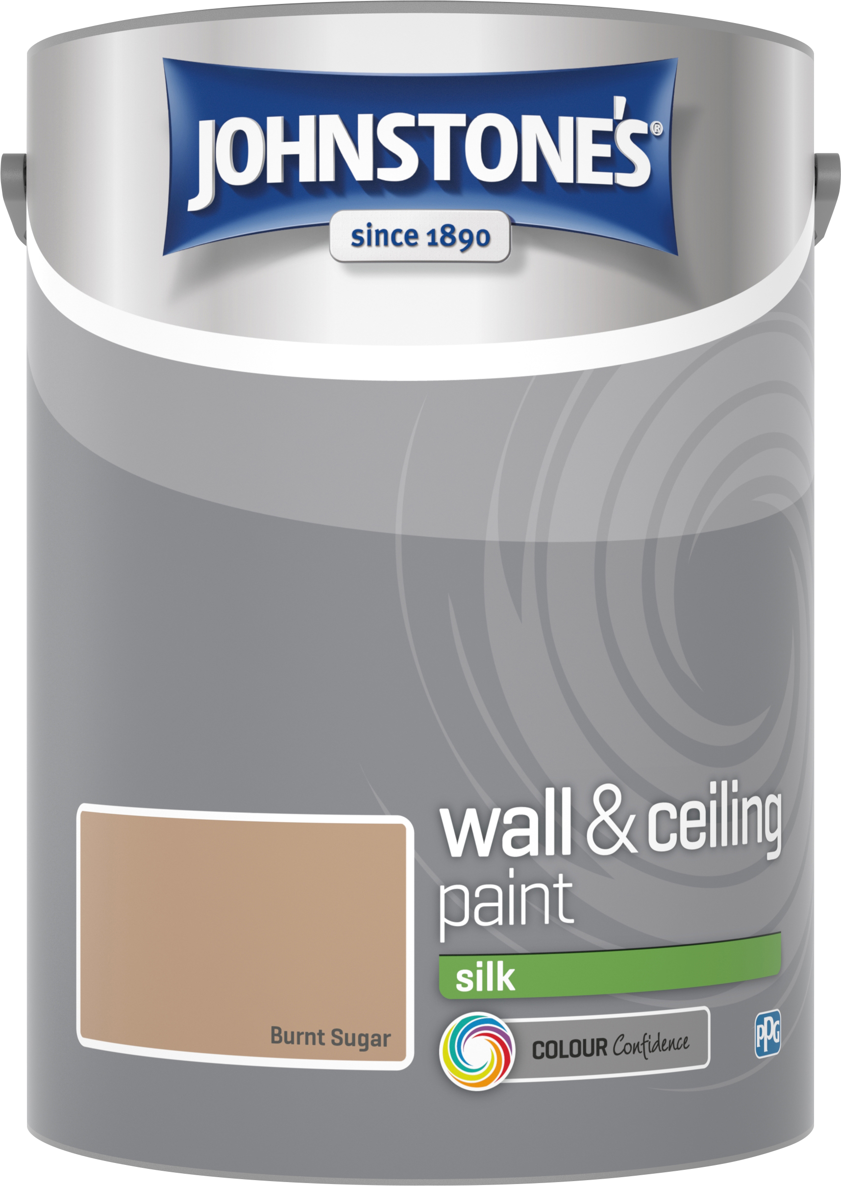 Johnstone's 306595 5 Litre Silk Emulsion Paint - Burnt Sugar