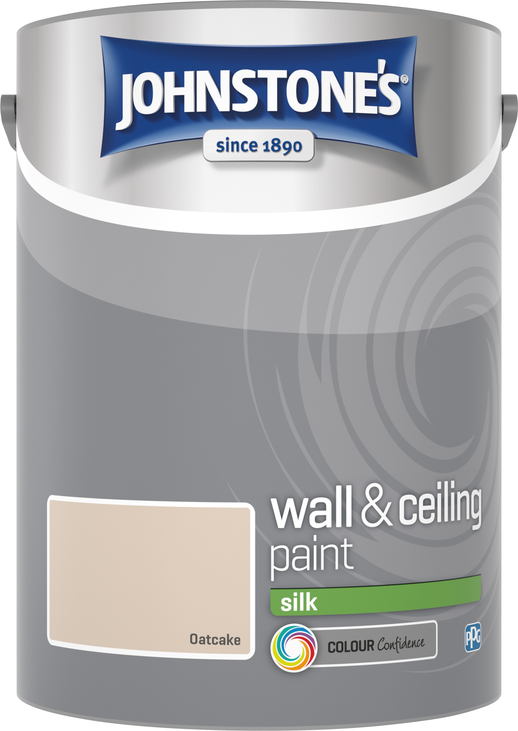 Johnstone's 306603 5 Litre Silk Emulsion Paint - Oatcake