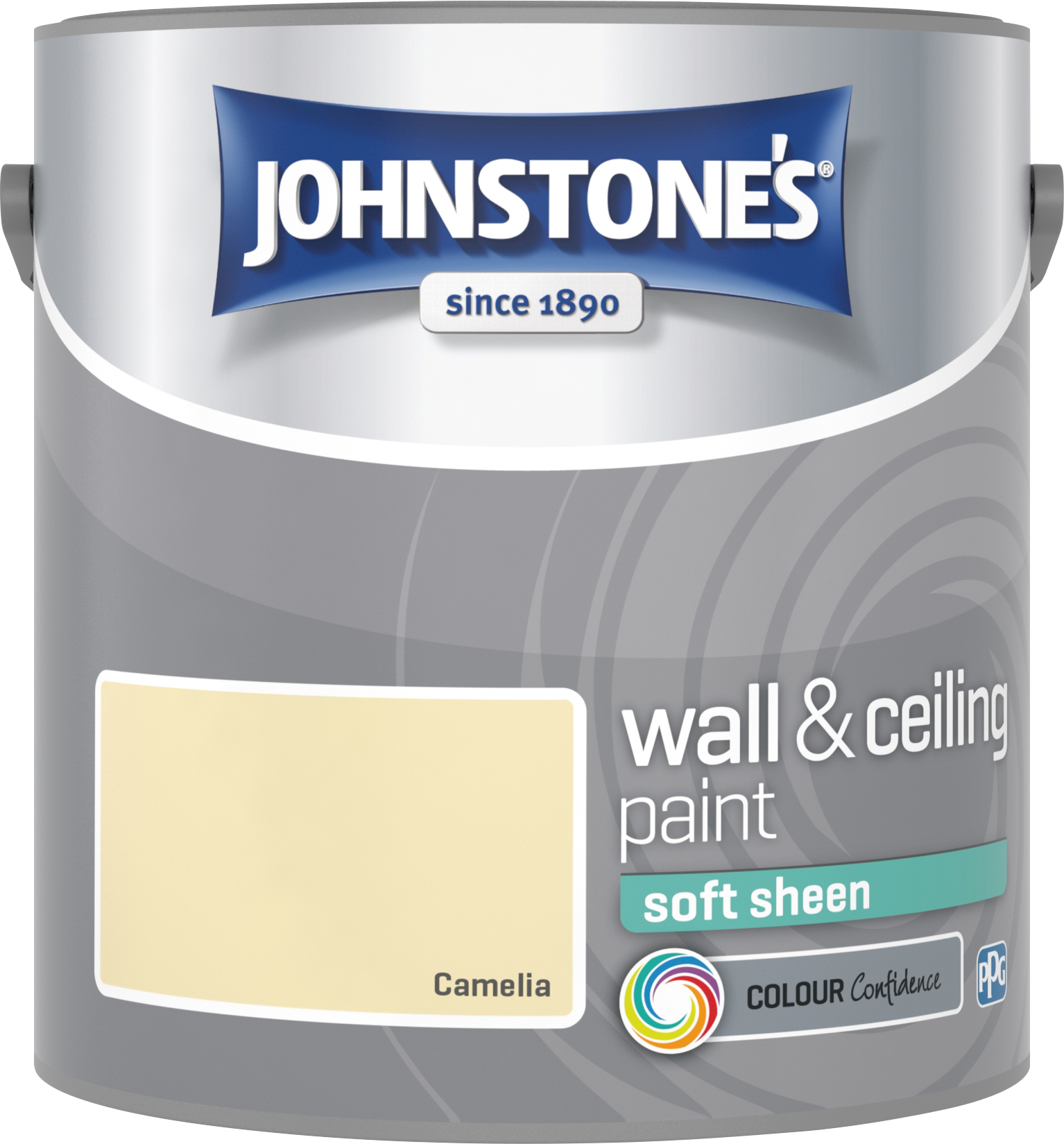 Johnstone's 307085 2.5 Litre Soft Sheen Emulsion Paint - Camellia