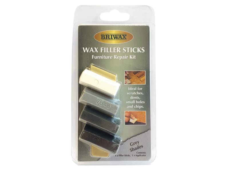 Briwax Wax Filler Sticks Grey Shades (Pack 4)