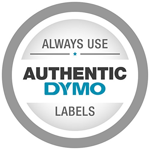 Dymo All-Purpose Vinyl Label Red On Clear 19mm
