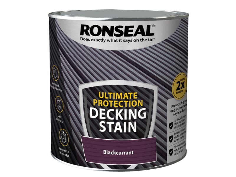 Ronseal Ultimate Protection Decking Stain Blackcurrant 2.5 Litre