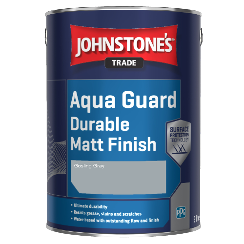 Johnstone's Aqua Guard Durable Matt Finish - Gosling Gray - 1ltr