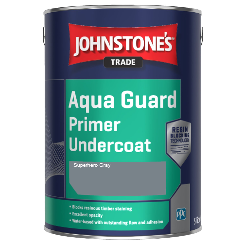 Aqua Guard Primer Undercoat - Superhero Gray  - 1ltr