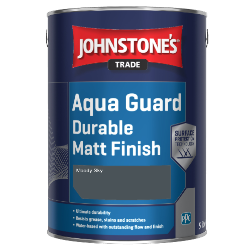 Johnstone's Aqua Guard Durable Matt Finish - Moody Sky - 1ltr