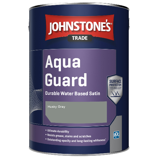 Aqua Guard Durable Water Based Satin - Husky Gray - 1ltr
