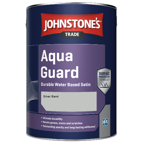 Aqua Guard Durable Water Based Satin - Silver Band - 1ltr
