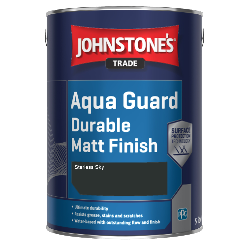 Johnstone's Aqua Guard Durable Matt Finish - Starless Sky - 1ltr