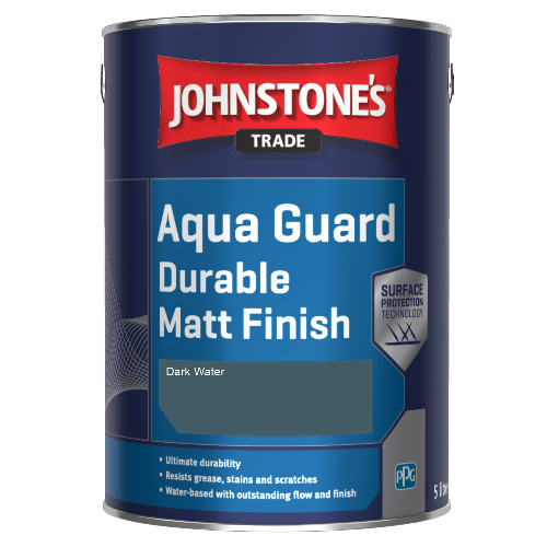 Johnstone's Aqua Guard Durable Matt Finish - Dark Water - 1ltr