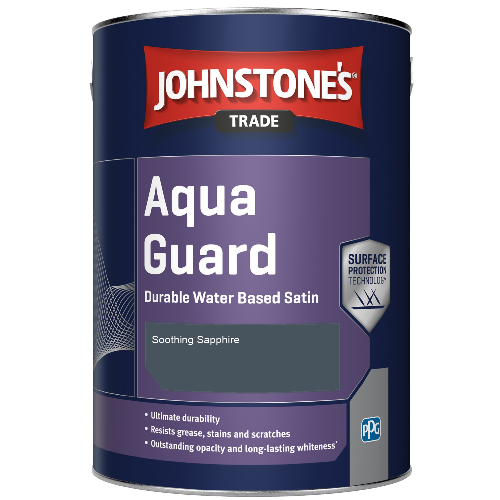 Aqua Guard Durable Water Based Satin - Soothing Sapphire - 1ltr