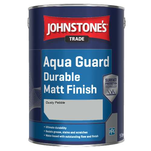 Johnstone's Aqua Guard Durable Matt Finish - Dusty Pebble - 1ltr