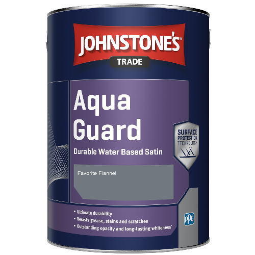 Aqua Guard Durable Water Based Satin - Favorite Flannel - 5ltr