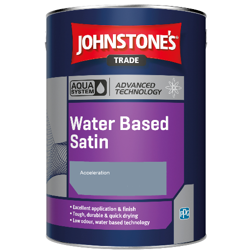 Johnstone's Aqua Water Based Satin finish paint - Acceleration - 1ltr