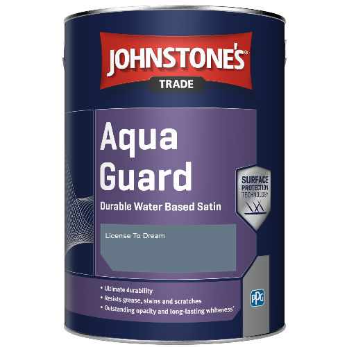 Aqua Guard Durable Water Based Satin - License To Dream - 5ltr