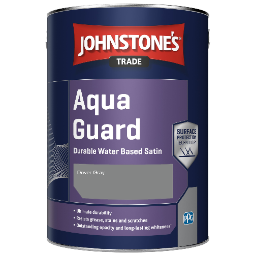 Aqua Guard Durable Water Based Satin - Dover Gray - 1ltr