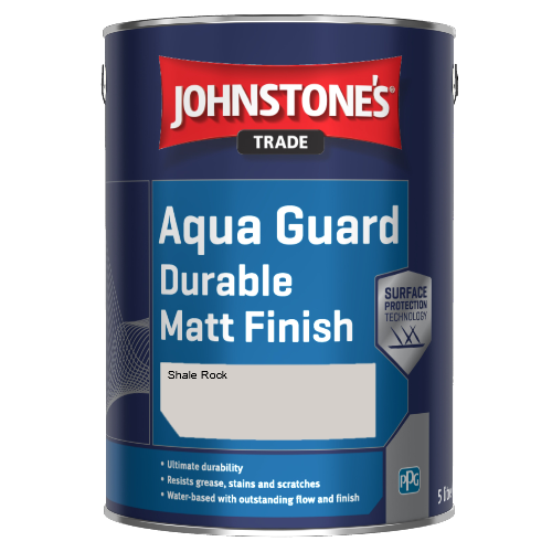 Johnstone's Aqua Guard Durable Matt Finish - Shale Rock - 1ltr