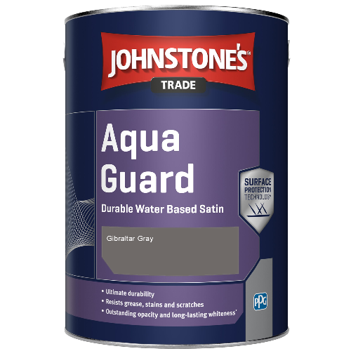 Aqua Guard Durable Water Based Satin - Gibraltar Gray - 1ltr