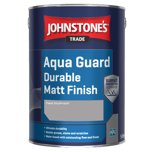 Johnstone's Aqua Guard Durable Matt Finish - Field Mushroom - 1ltr