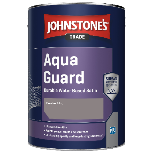 Aqua Guard Durable Water Based Satin - Pewter Mug - 1ltr