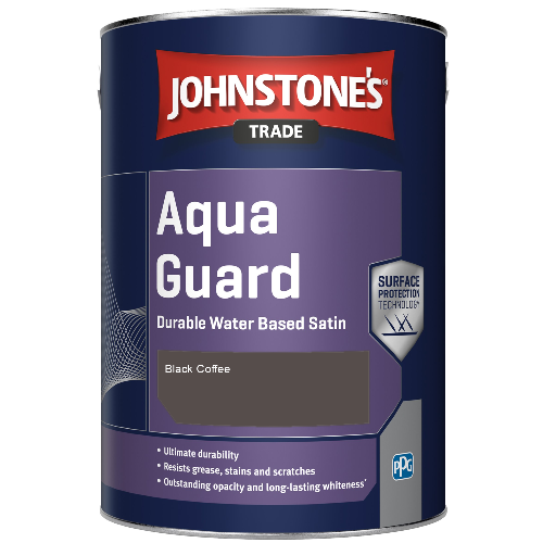 Aqua Guard Durable Water Based Satin - Black Coffee - 1ltr