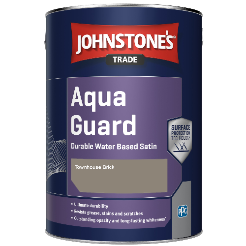 Aqua Guard Durable Water Based Satin - Townhouse Brick - 1ltr