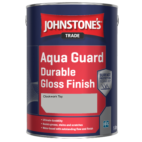 Johnstone's Aqua Guard Durable Gloss Finish - Clockwork Toy - 5ltr