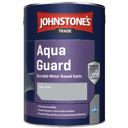 Aqua Guard Durable Water Based Satin - New Steel - 5ltr